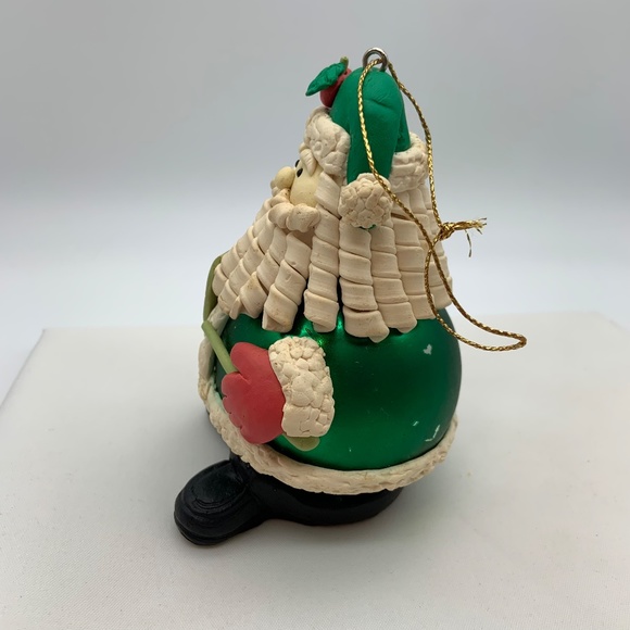 Vintage Handmade Christmas Teacher Santa Claus Retro Christmas Ornament - Picture 4 of 13
